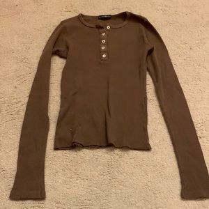 Long sleeve brandy Melville shirt